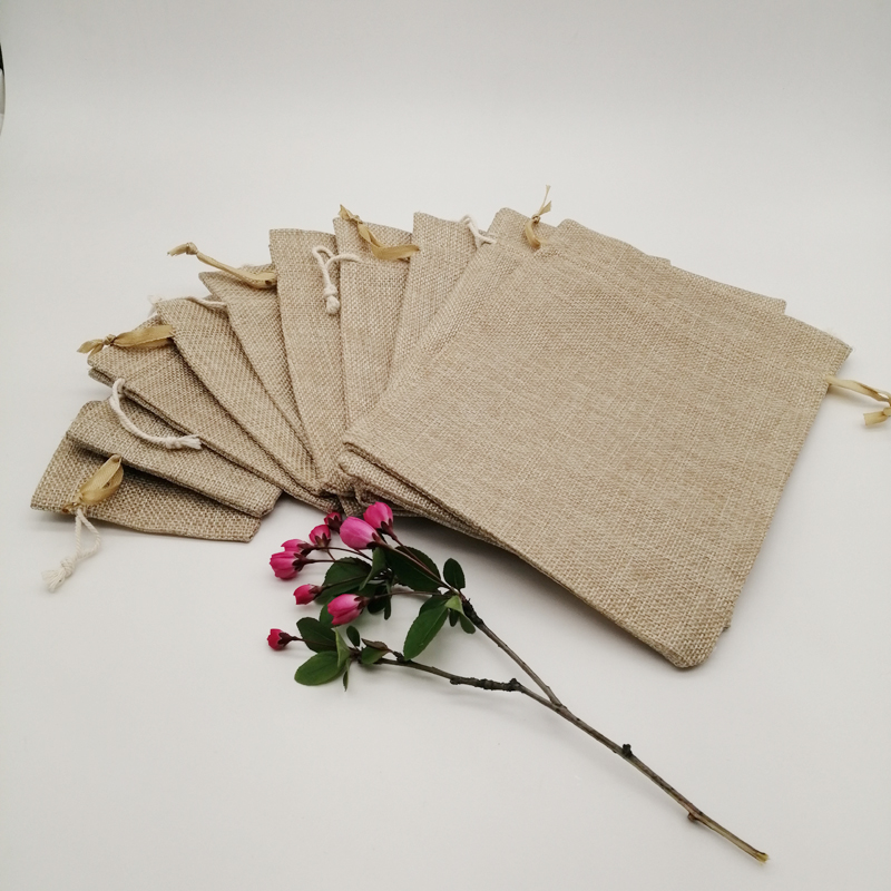200 個のプレミアム黄麻布バッグ ギフトポーチ 女性用ジュ - Jute Bag Packaging のレビューと価格