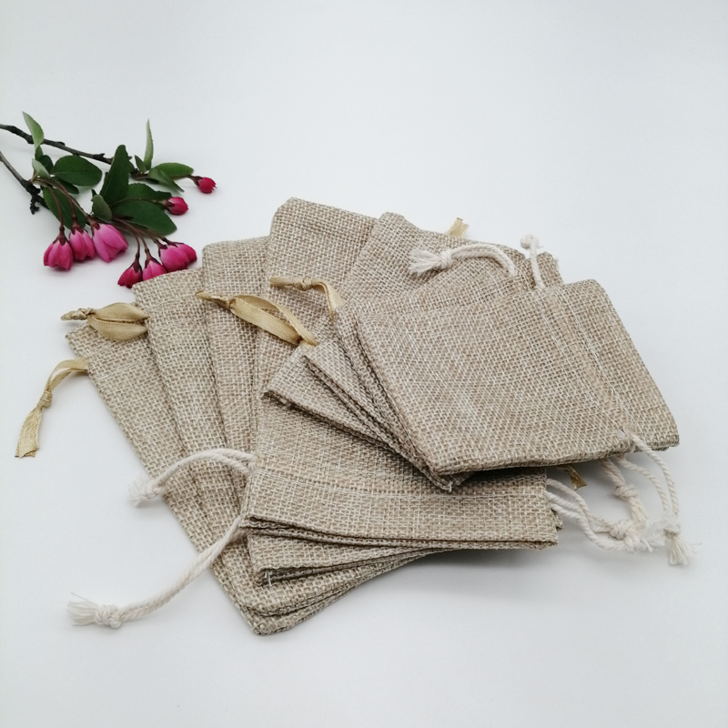 200 個のプレミアム黄麻布バッグ ギフトポーチ 女性用ジュ - Jute Bag Packaging のレビューと価格