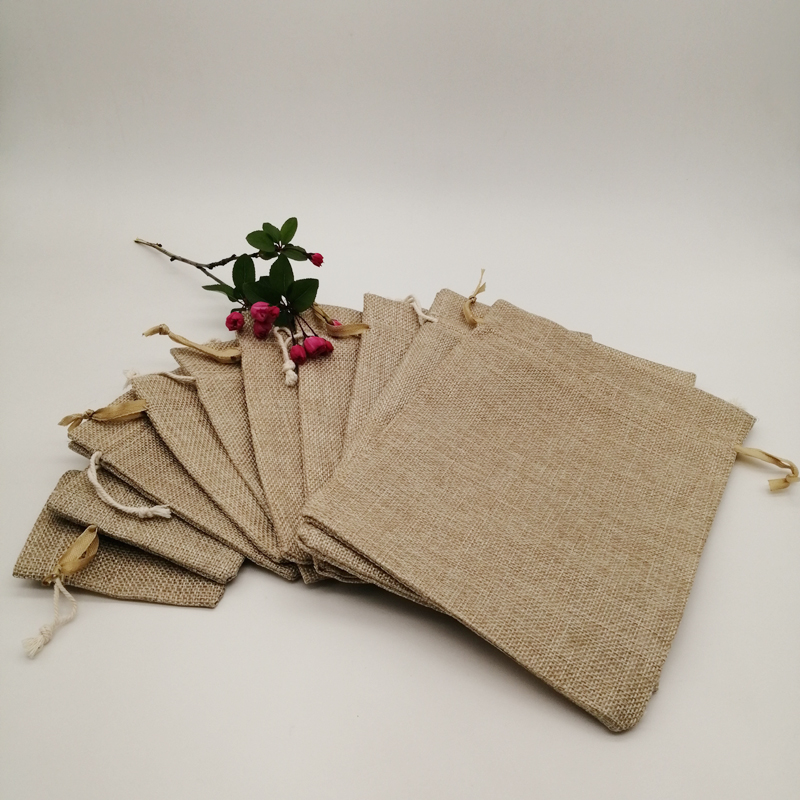 200 個のプレミアム黄麻布バッグ ギフトポーチ 女性用ジュ - Jute Bag Packaging のレビューと価格