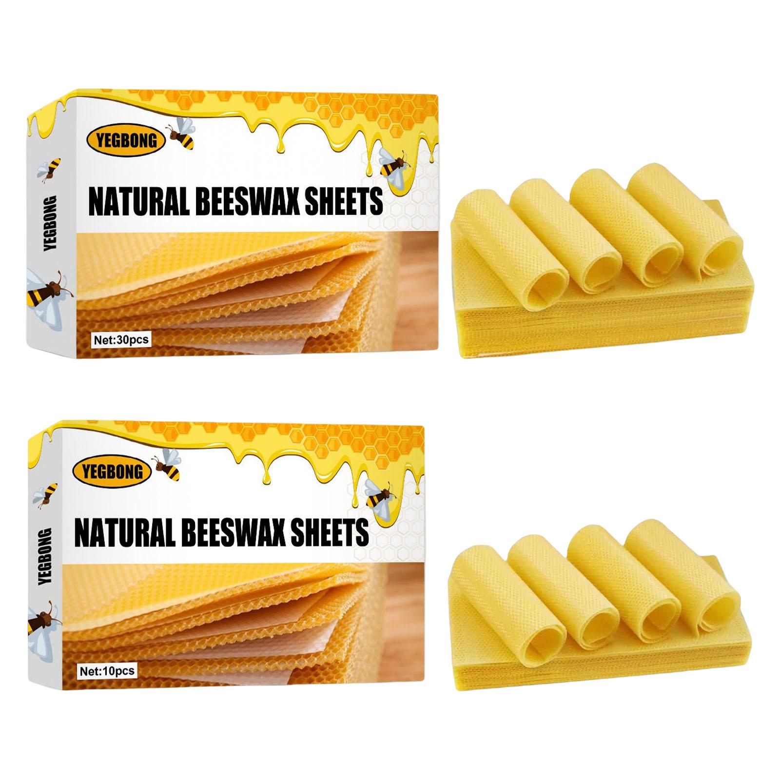 蜜蝋シート、養蜂用基盤シート、蜜蝋キャンドル作成キット、天然 - Candle Making With Beeswax のレビューと価格
