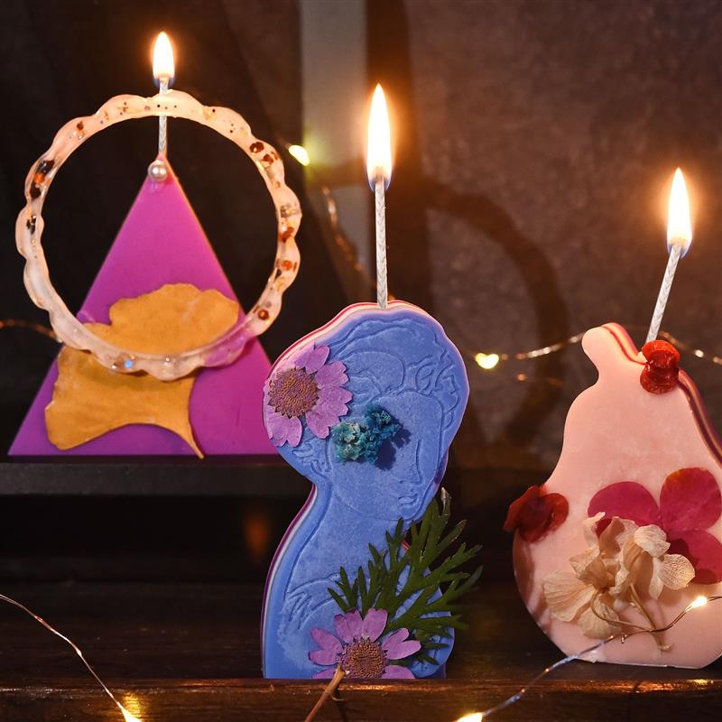 キャンドル作り用のスモークコットンワックスライン,エンボス加 - Candle Making Equipment のレビューと価格