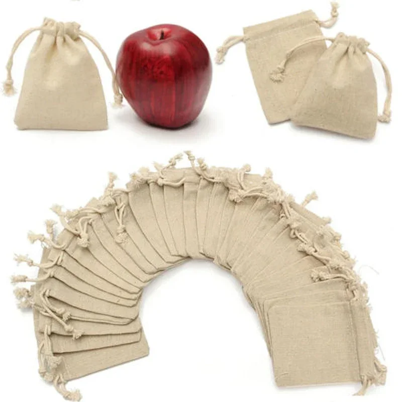 ジュートザック麻巾着袋,ギフトバッグ,黄麻布パッケージ,ウェ - Jute Bag Packaging のレビューと価格