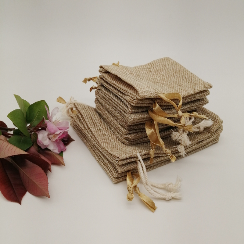38 個ミニ DIY ジュート黄麻布サシェバッグキット巾着ポ - Jute Bag Packaging のレビューと価格