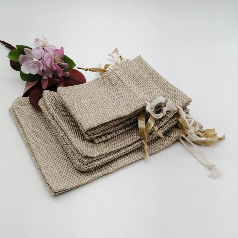 38 個ミニ DIY ジュート黄麻布サシェバッグキット巾着ポ - Jute Bag Packaging のレビューと価格