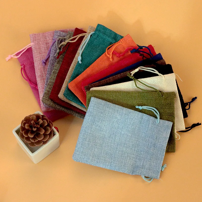 50 ピース/ロット 7 × 9 9 × 12 10 × 1 - Jute Bag Packaging のレビューと価格