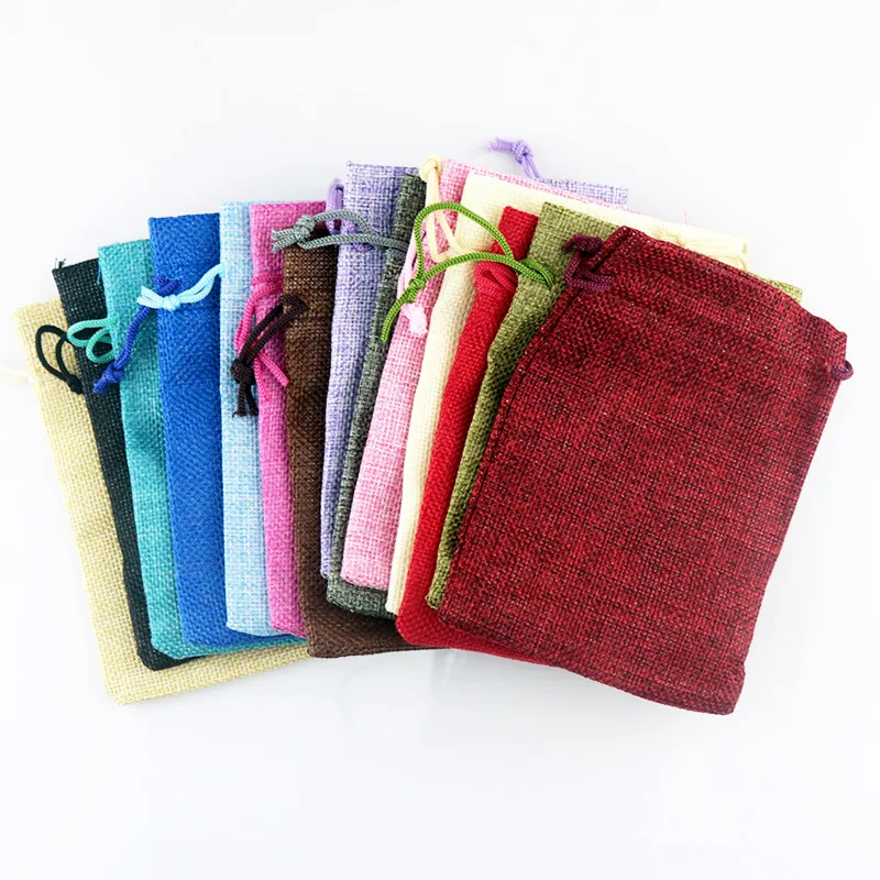 50 ピース/ロット 7 × 9 9 × 12 10 × 1 - Jute Bag Packaging のレビューと価格