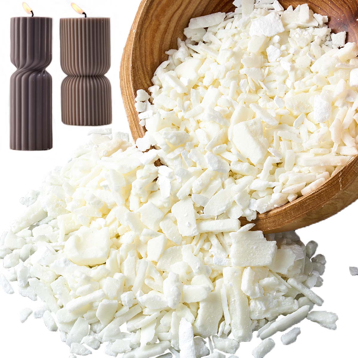 1 ポンドピュアホワイト大豆ワックス DIY 手作りキャンド - Candle Making Kit Diy のレビューと価格