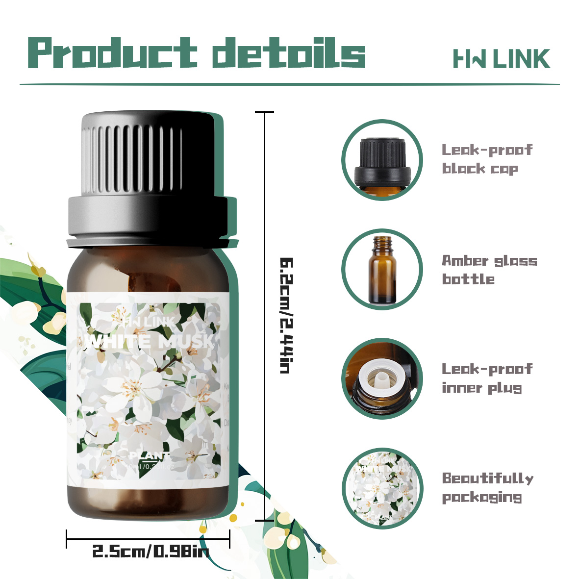 ホワイトムスク エッセンシャルオイル 10ml 女性用 アロ - Candle Making Essentials のレビューと価格