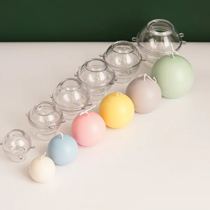 5-8 センチメートル球状キャンドルプラスチック金型家の装飾 - Candle Making Kit Diy のレビューと価格
