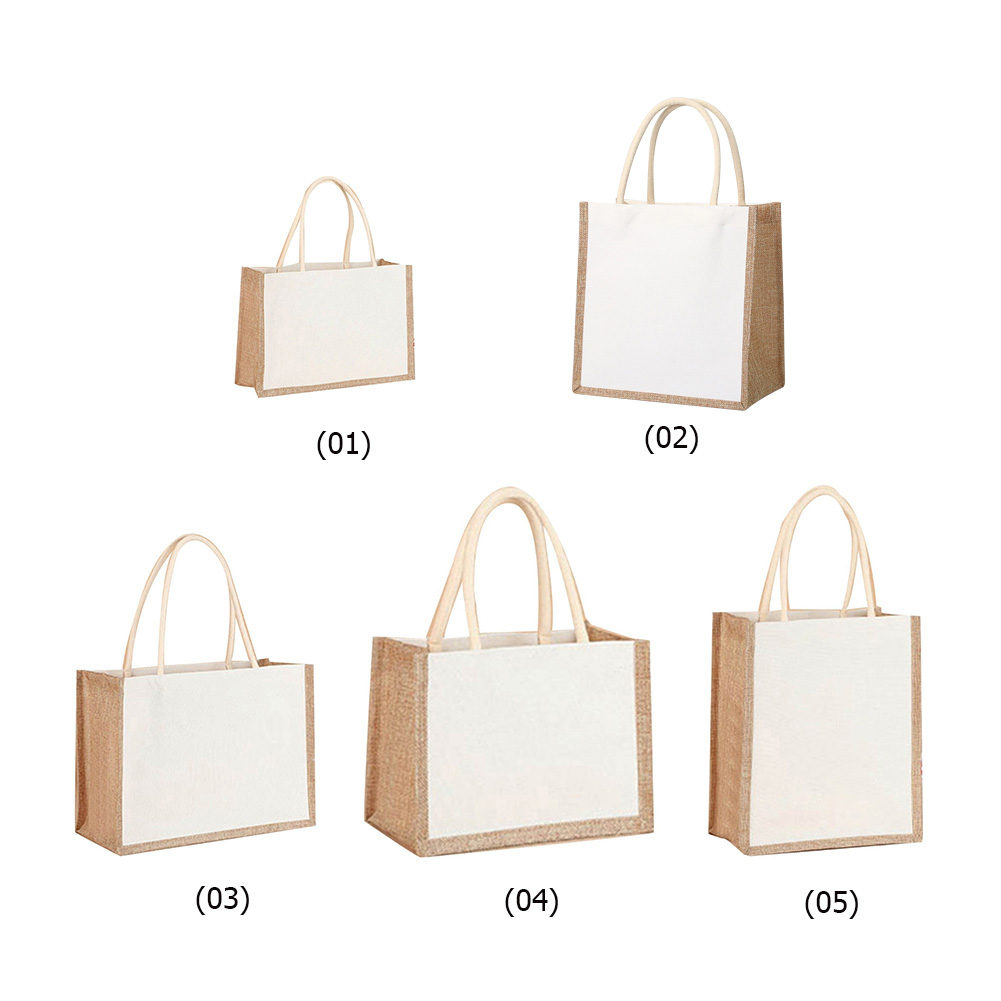 女性用トートハンドバッグ 大容量 キャンバス トップハンドル - Jute Bag Packaging のレビューと価格