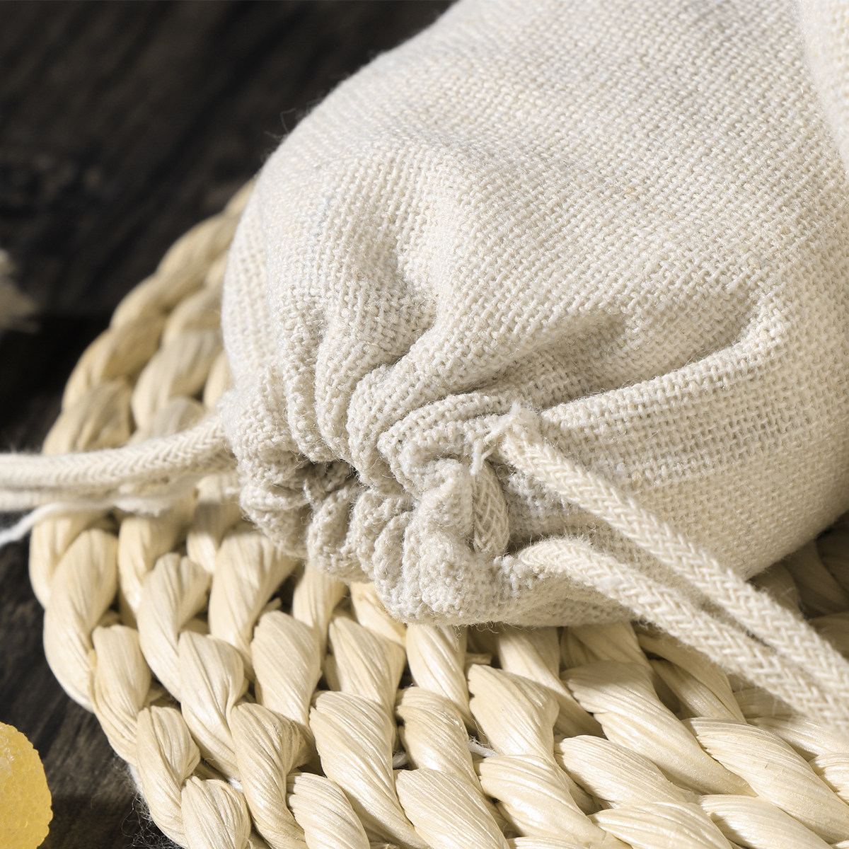 10 個の強力な再利用可能なジュートリネンドローストリングサ - Jute Bag Packaging のレビューと価格