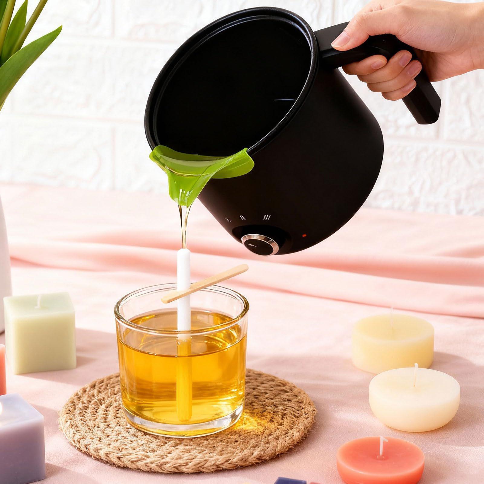キャンドルワックス溶解ポット 1.5L 大型ステンレス製電気 - Candle Making Equipment のレビューと価格